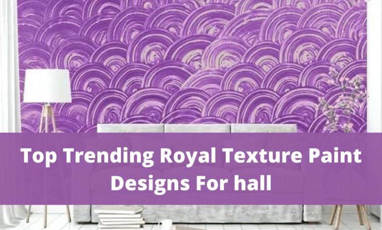 Royal Texture Paint Designs For hall