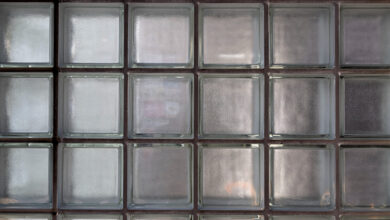 Glass Block Wall